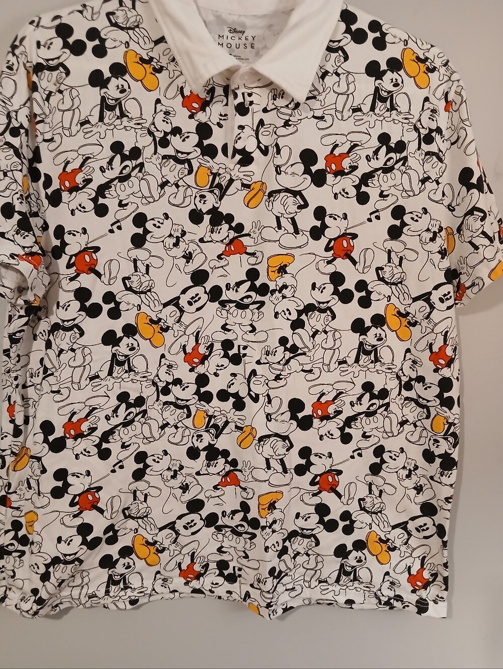Disney Mickey Mouse Men's Pullover Polo Shirt. Size 2X - Picture 7 of 13